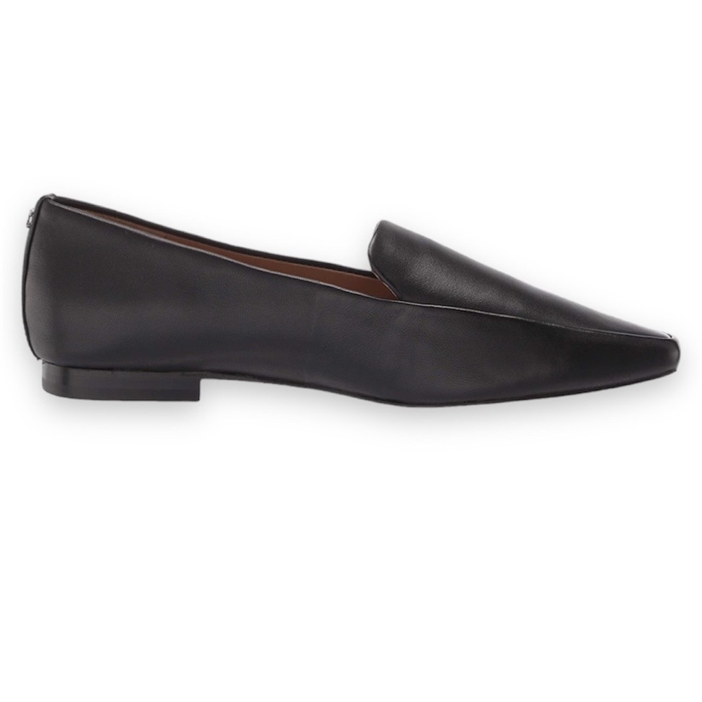Sam Edelman Black Leather Pointed Toe Loafers